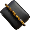 DreamLife Gemstone Bracelet - Gustav Collection Brown and Gold Tigers Eye